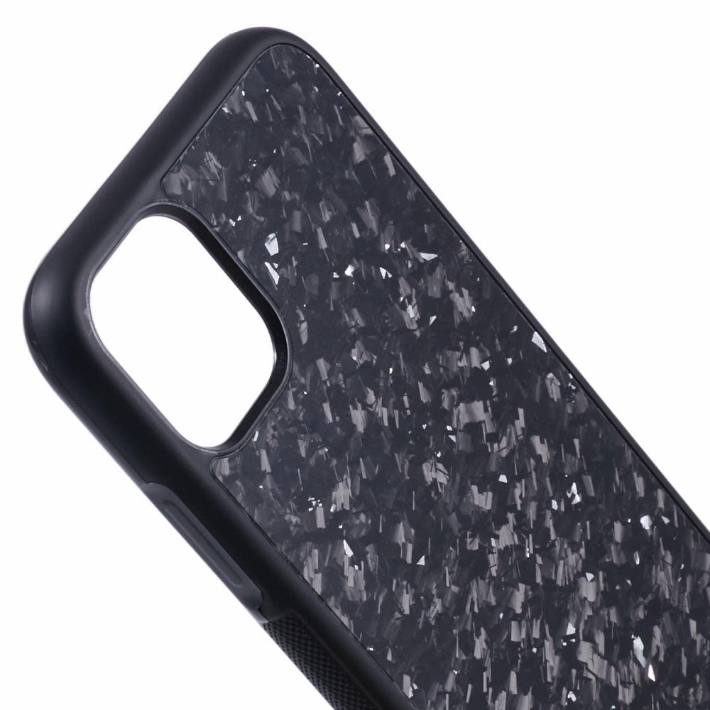 EIDERWOOD iPhone 11 Skal i Aramidfiber och Mjuk Plast - Silver