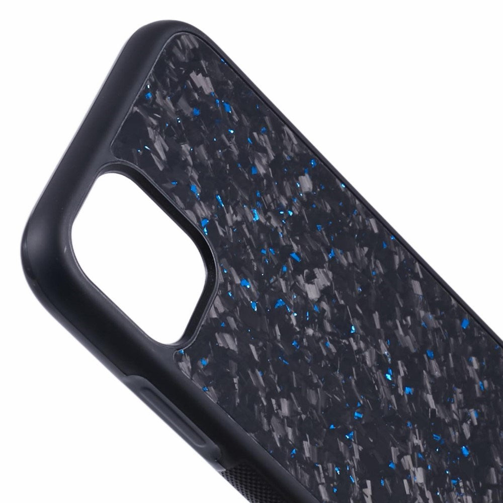EIDERWOOD iPhone 11 Skal i Aramidfiber och Mjuk Plast - Blå