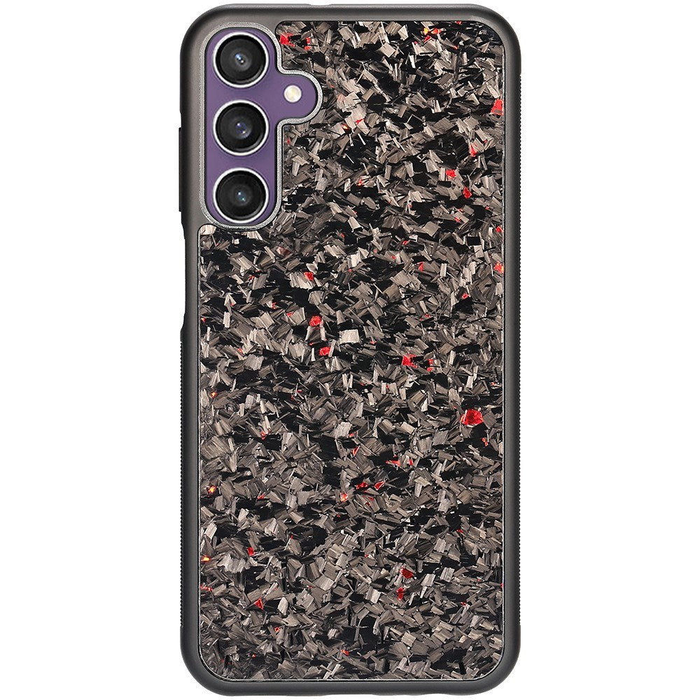 EIDERWOOD Samsung Galaxy S24 Non-Slip Carbon Skal - MagSafe Kompatibelt - Röd