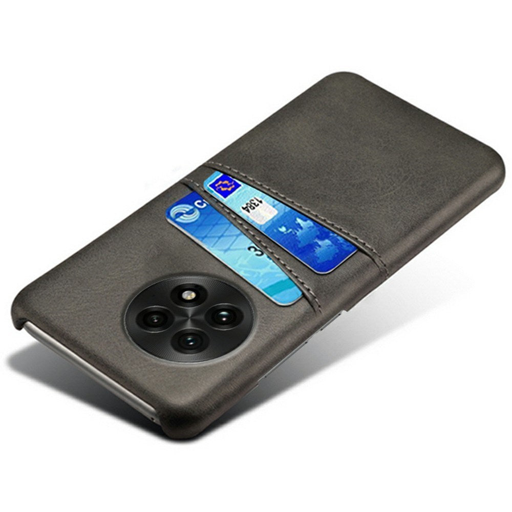 EIDERWOOD OnePlus 13 Konstläder Skal m. Inbyggd Korthållare - Svart