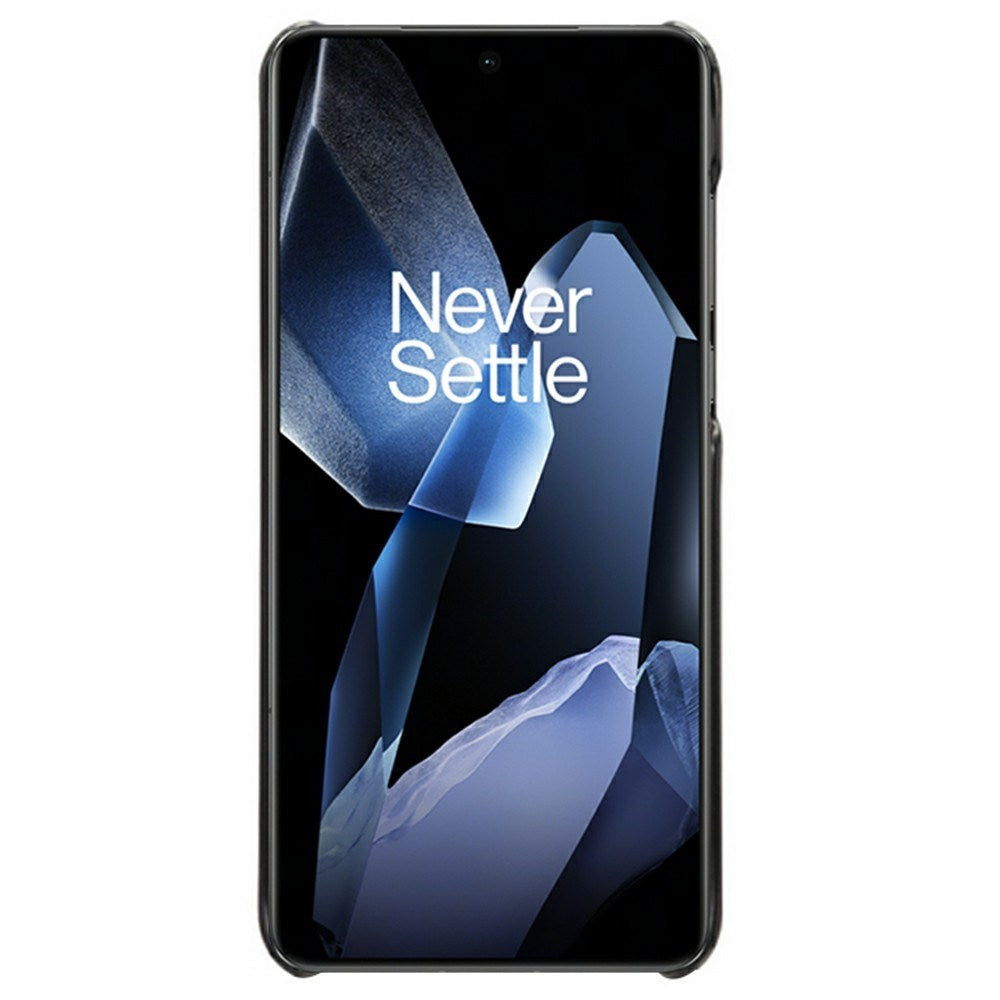 EIDERWOOD OnePlus 13 Konstläder Skal m. Inbyggd Korthållare - Svart