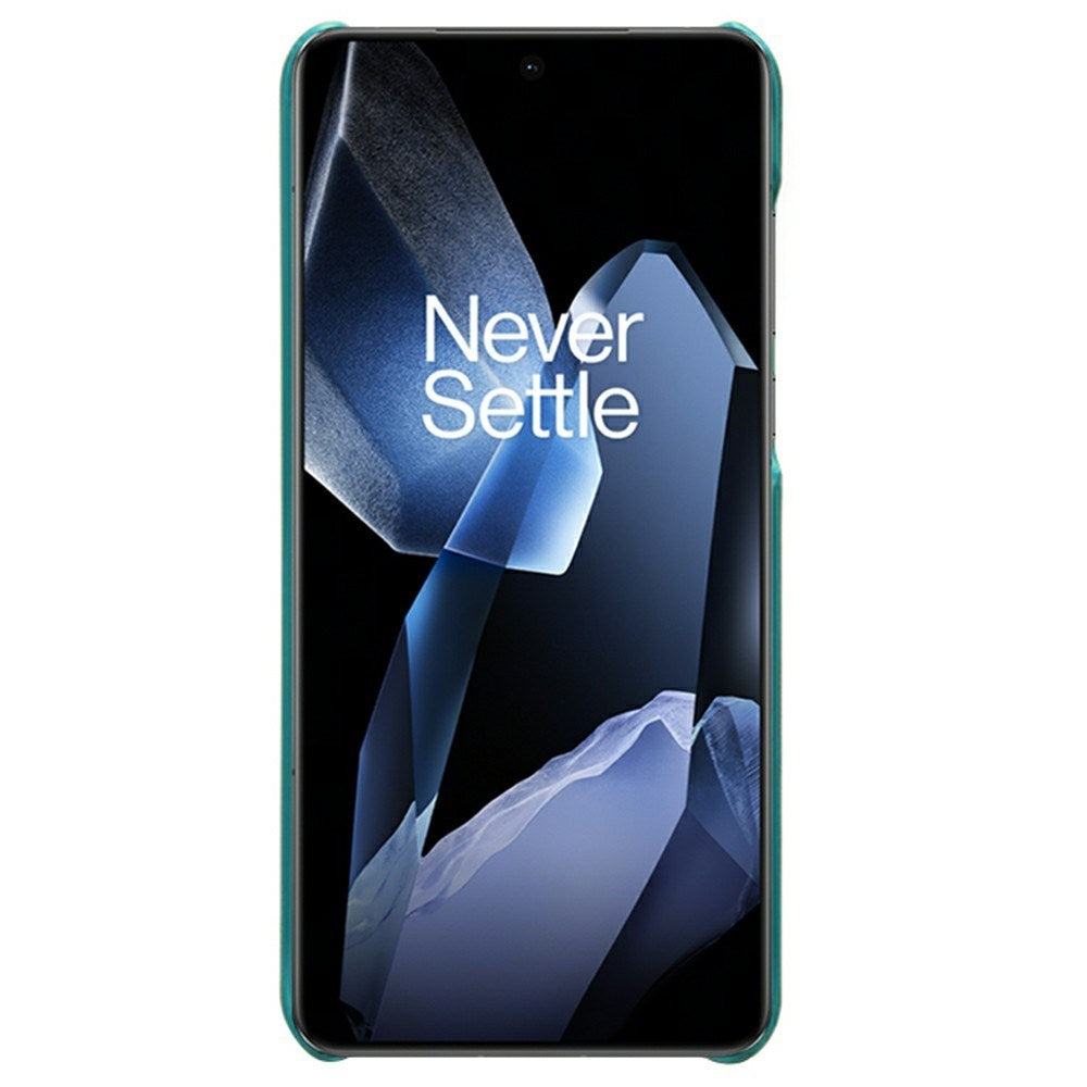 EIDERWOOD OnePlus 13 Konstläder Skal m. Inbyggd Korthållare - Grön