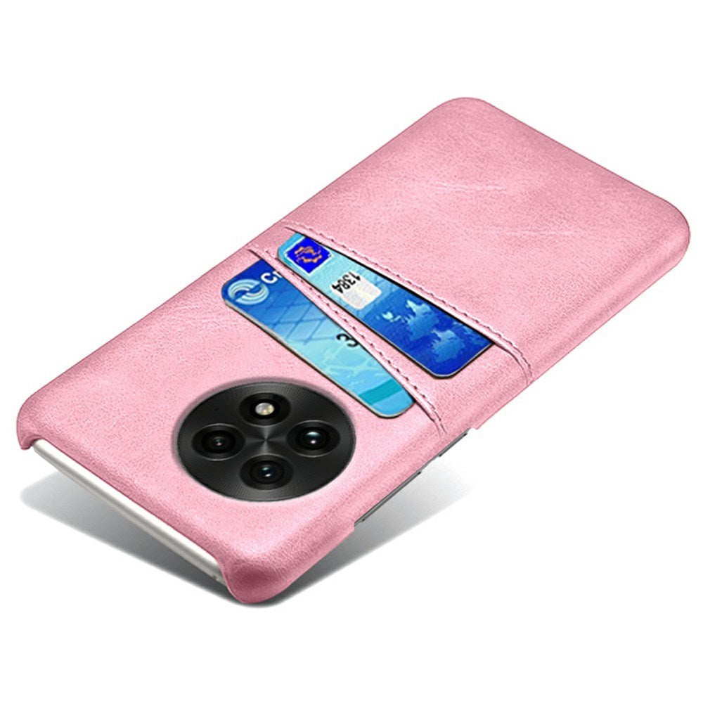 EIDERWOOD OnePlus 13 Konstläder Skal m. Inbyggd Korthållare - Rosa