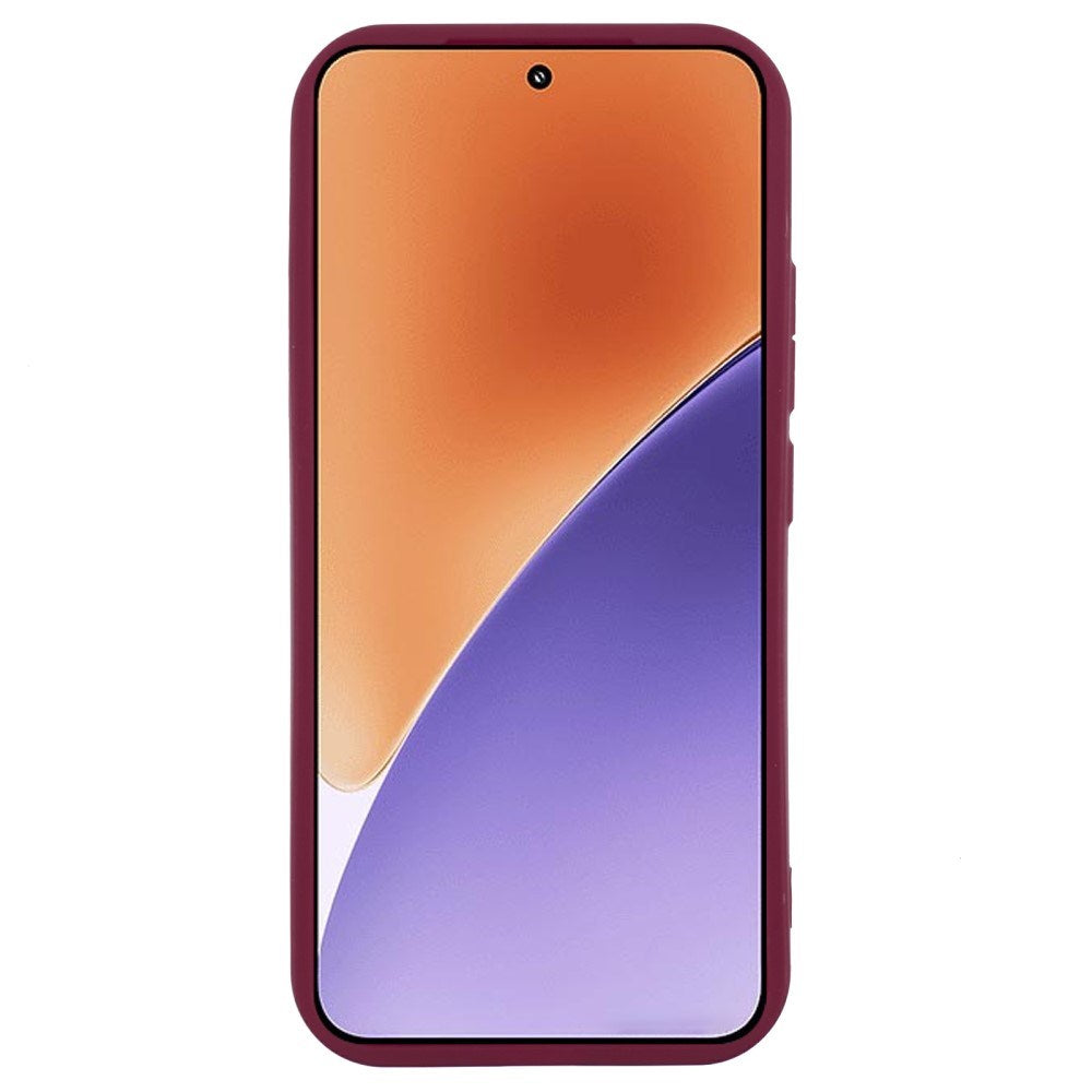 EIDERWOOD Xiaomi 15 Anti-Slip Flexibelt Plast Skal - Röd