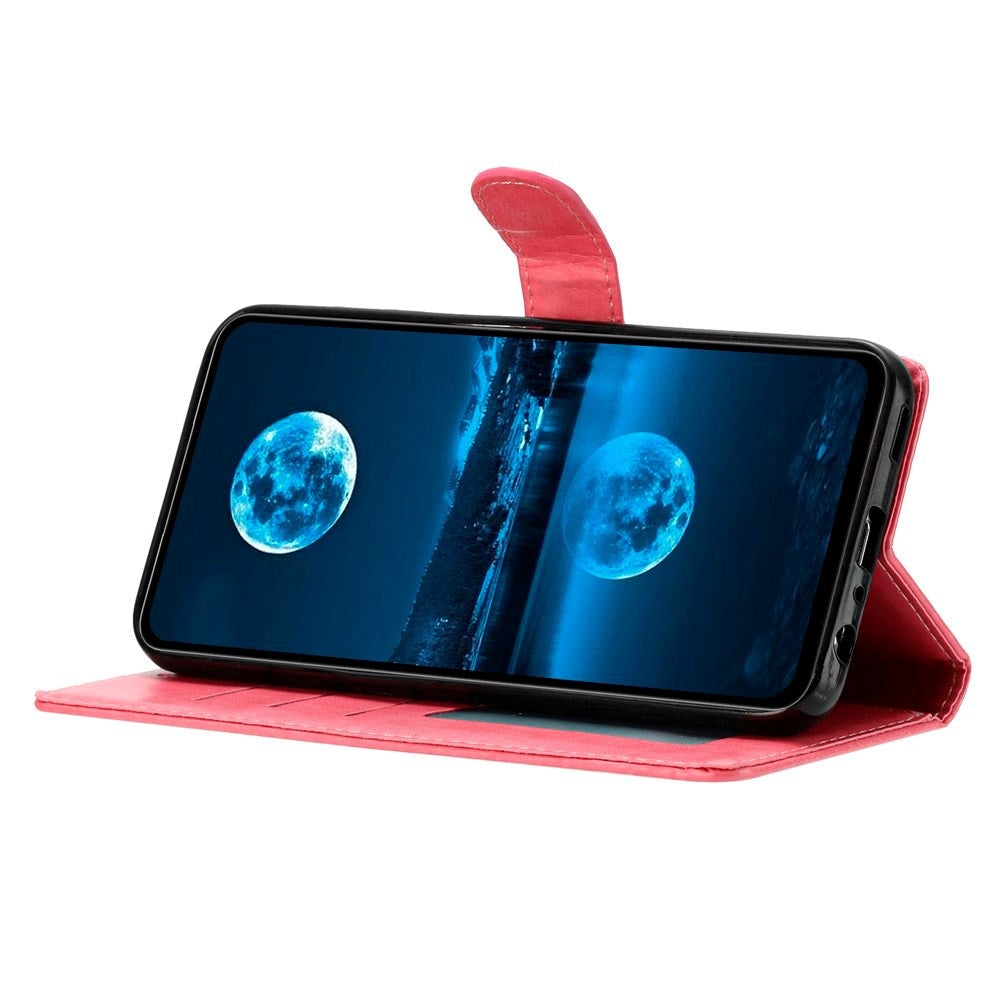 EIDERWOOD Xiaomi Redmi Note 14 Pro (5G) / Poco X7 Konstläder Flip Fodral m. Rem - Rosa