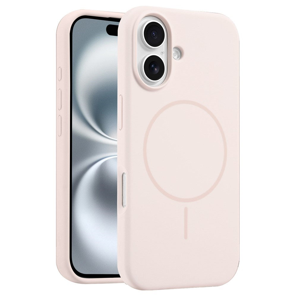 EIDERWOOD iPhone 16 Plus Silikon Skal - MagSafe Kompatibel - Rosa