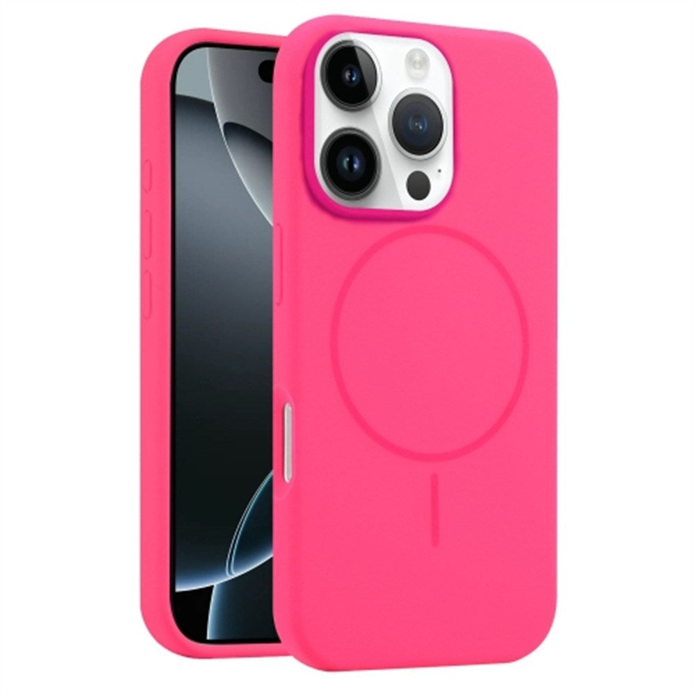 EIDERWOOD iPhone 16 Pro Silikon Skal - MagSafe Kompatibel - Pink