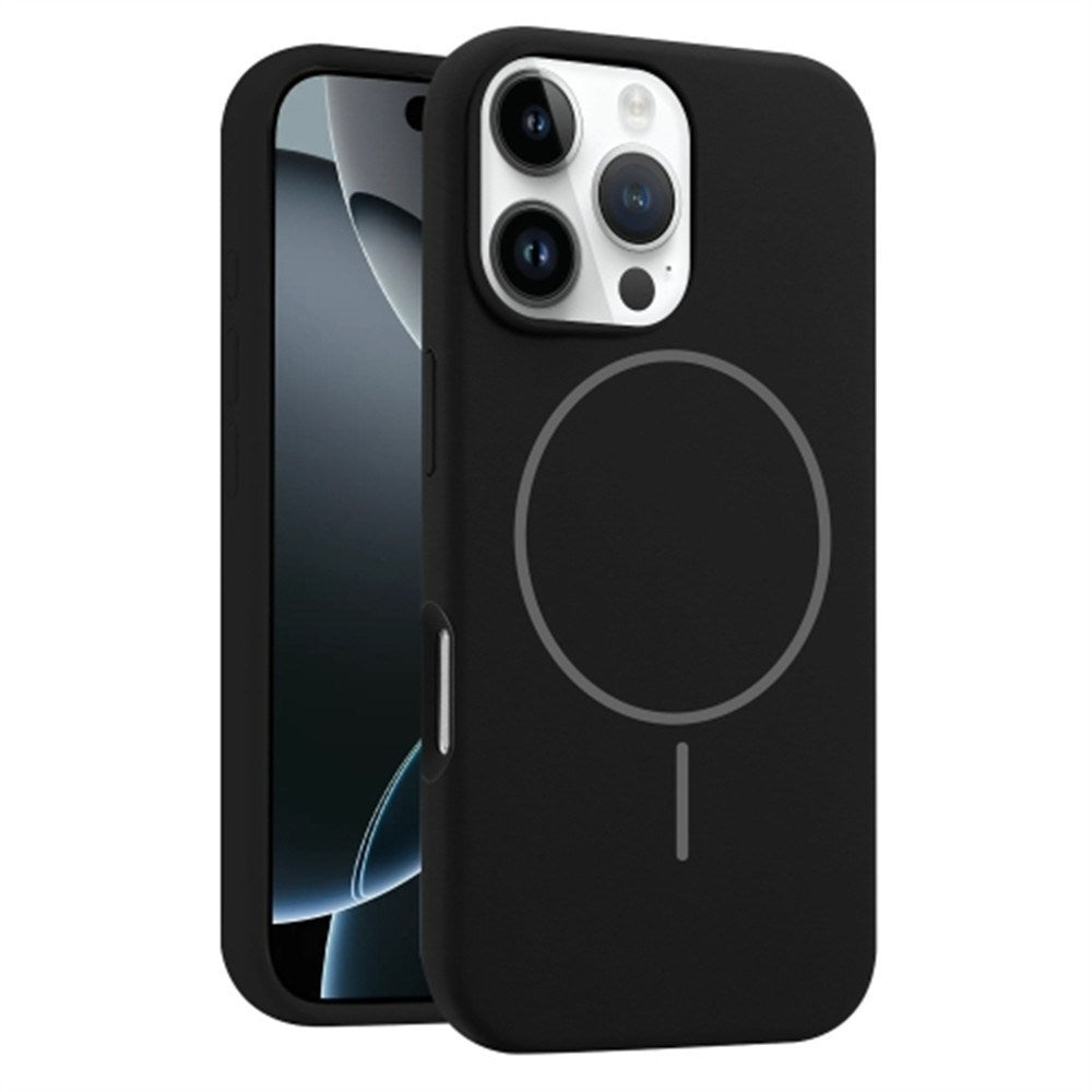 EIDERWOOD iPhone 16 Pro Max Silikon Skal - MagSafe Kompatibel - Svart