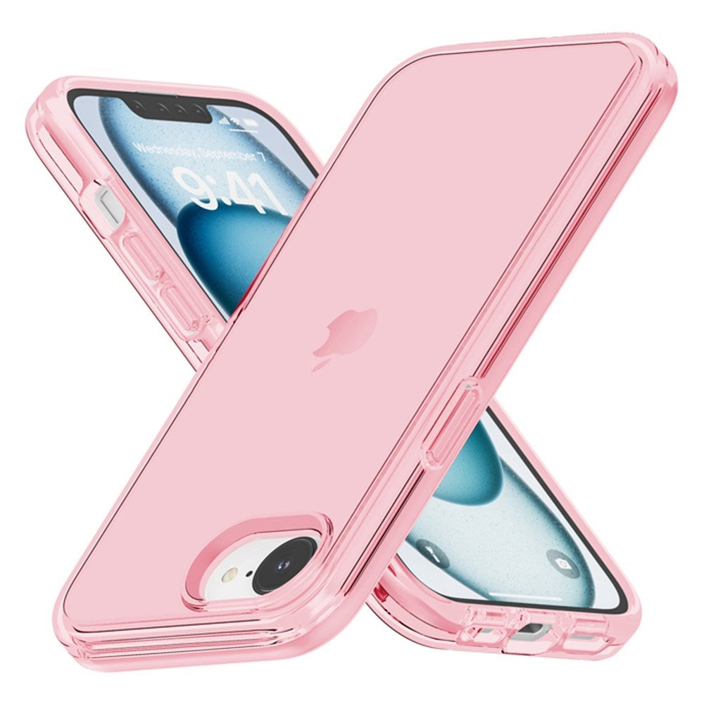 EIDERWOOD iPhone 16e Hybrid Plast Skal - Genomskinlig / Rosa