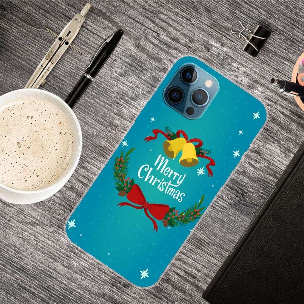 iPhone 14 Pro Skal TPU-plast - Jul-tema - Klockor och Mistel