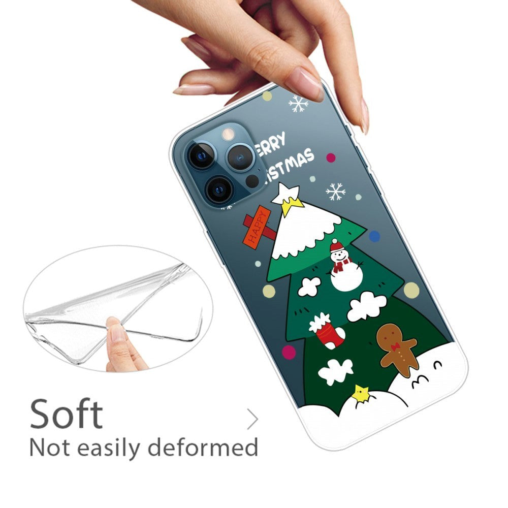 iPhone 14 Pro TPU Plast Skal - Jul-tema - Julgran