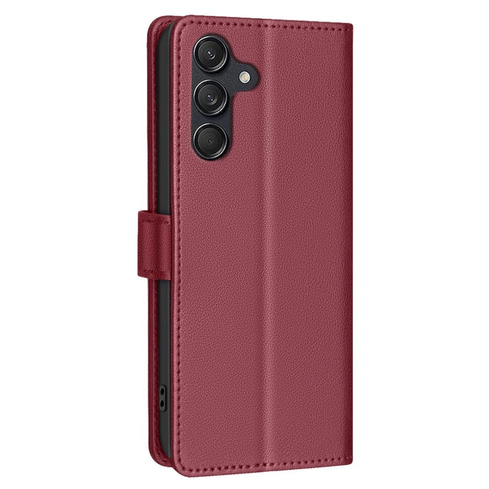 Samsung Galaxy A26 (5G) BINFEN Konstläder Fodral m. RFID Blockering - Röd