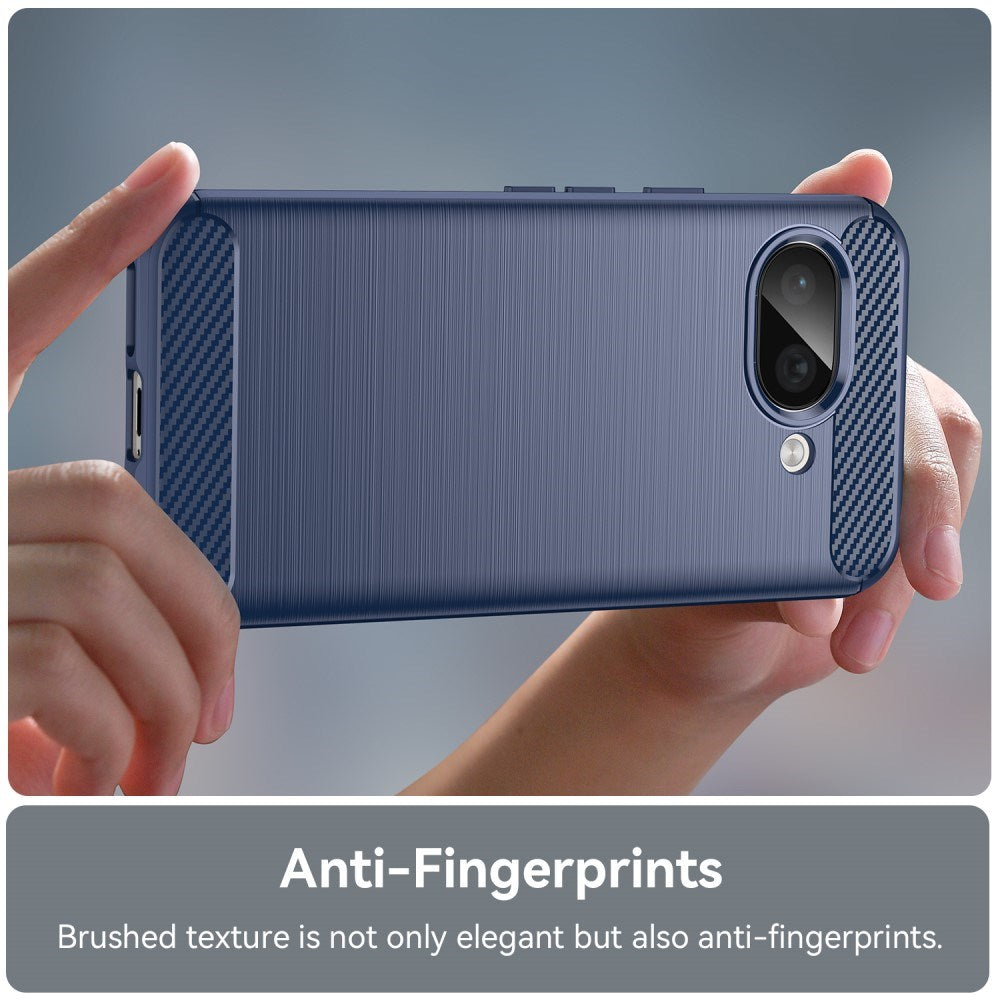 EIDERWOOD Google Pixel 9a Brushed Carbon Skal - Blå