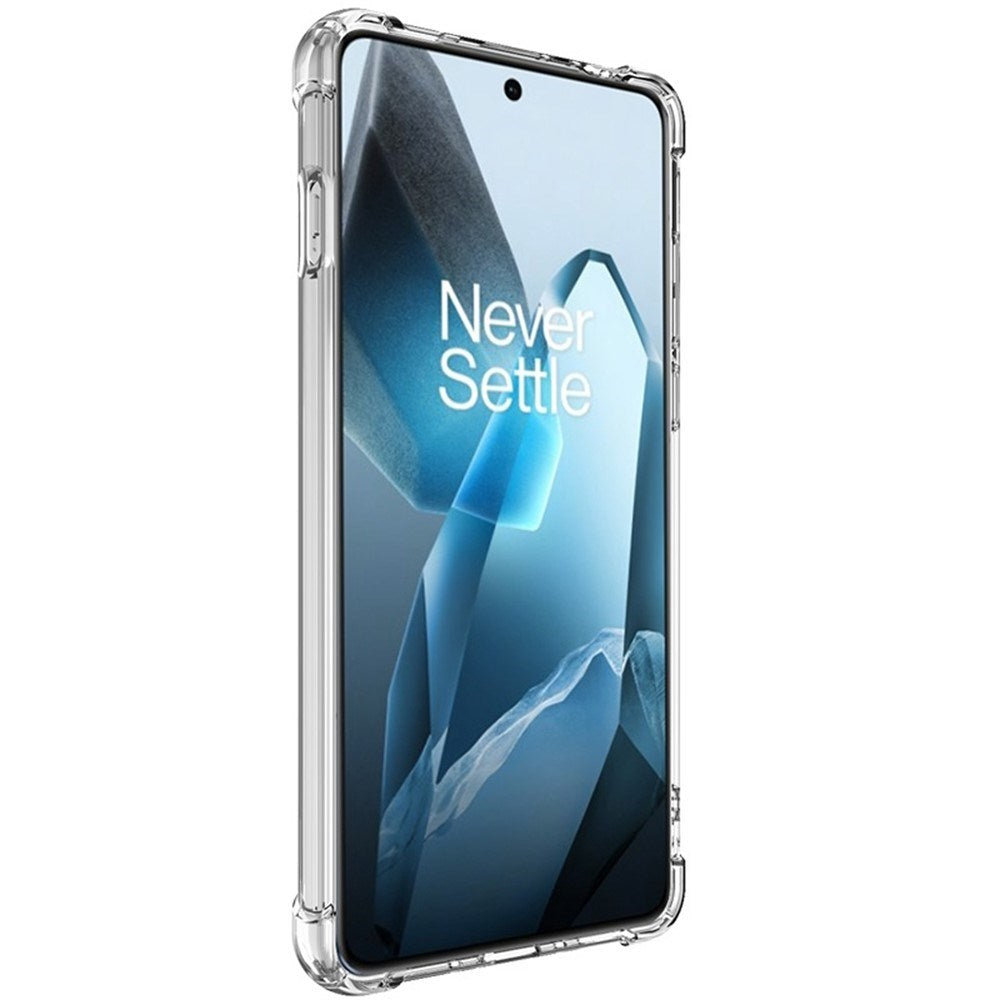 IMAK OnePlus 13 Hybrid Plast Skal - MagSafe Kompatibel - Genomskinlig / Vit