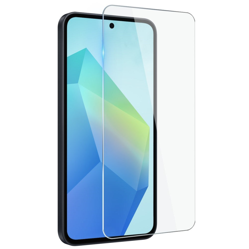 Samsung Galaxy A56 (5G) 2-i-1 Flexibelt Plast Skal & Härdat Skärmskyddsglas - Genomskinlig