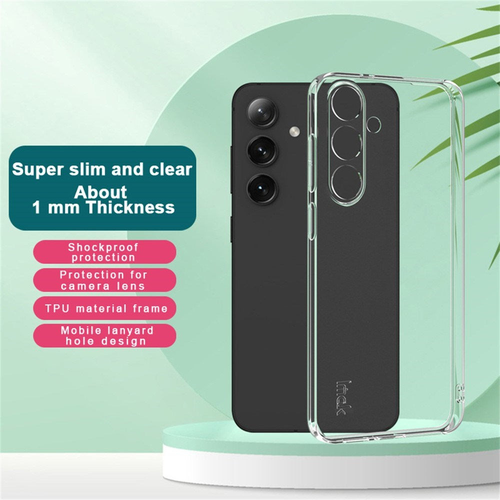 IMAK Samsung Galaxy S25+ (Plus) Flexibelt Plast Skal - Transparent