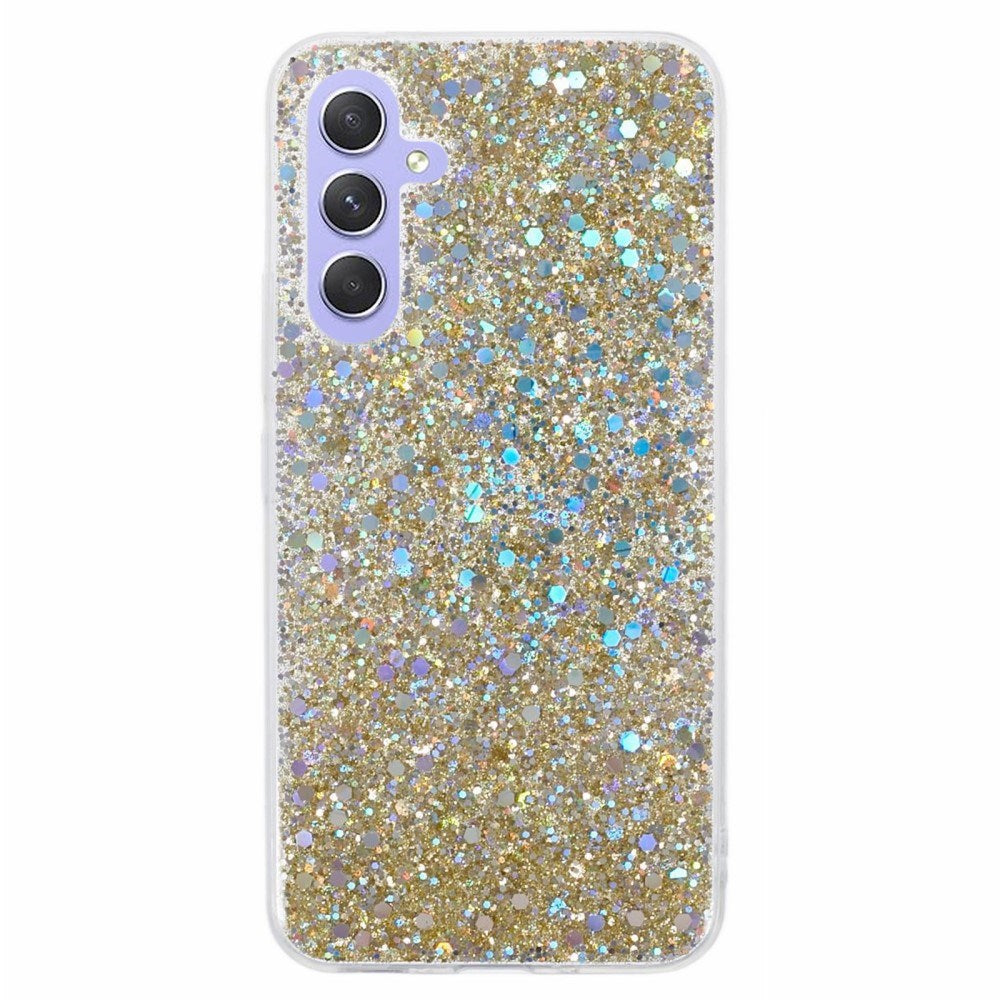 EIDERWOOD Samsung Galaxy A26 (5G) Flexibelt Plast Skal m. Glitter - Guld