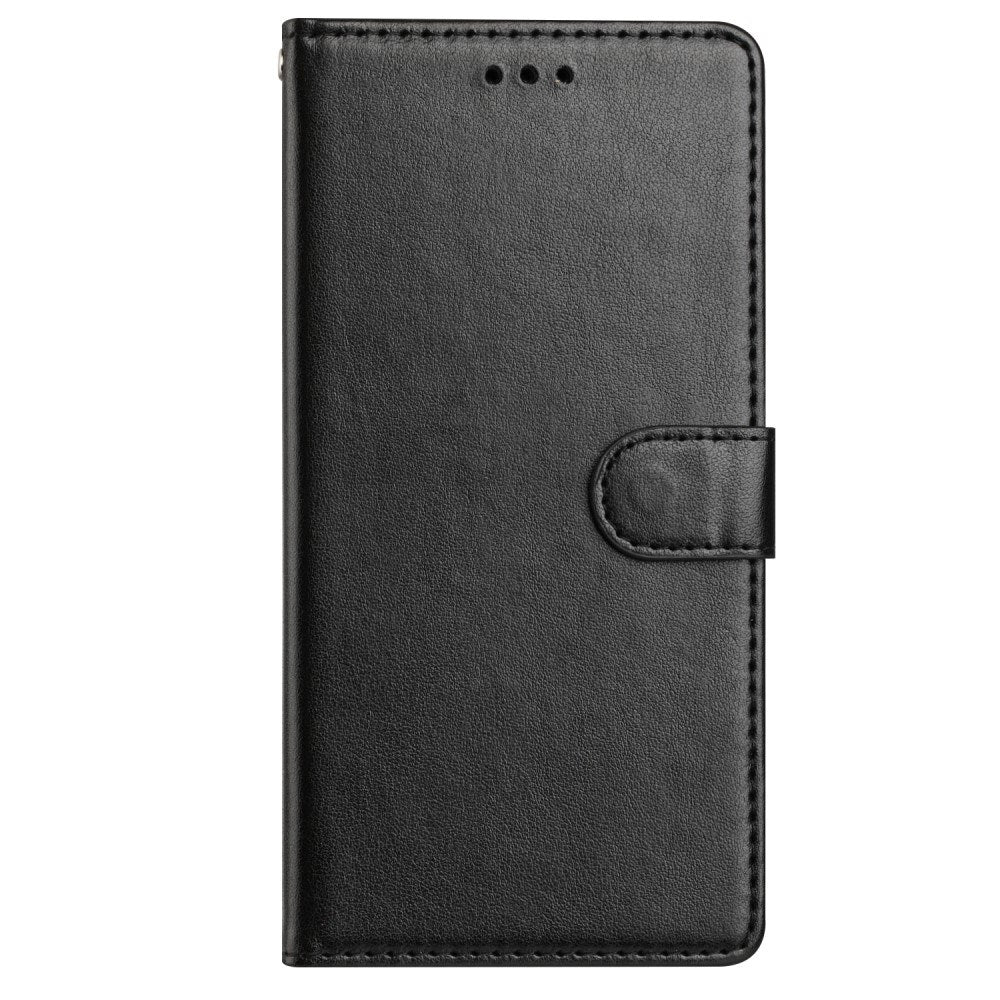 EIDERWOOD Samsung Galaxy A26 (5G) Konstläder Flip Fodral m. Rem - Svart