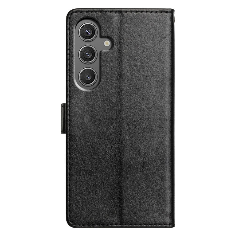 EIDERWOOD Samsung Galaxy A26 (5G) Konstläder Flip Fodral m. Rem - Svart