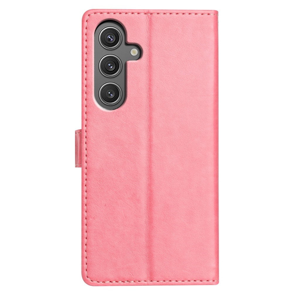 EIDERWOOD Samsung Galaxy A56 (5G) Konstläder Flip Fodral m. Rem - Rosa