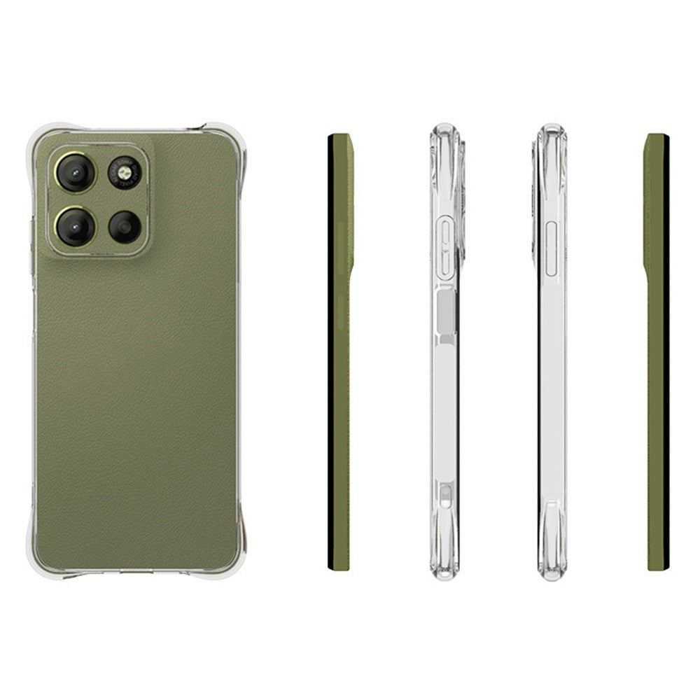 EIDERWOOD Motorola Moto G15 4G Flexibelt Plastbaksidsskydd - Transparent