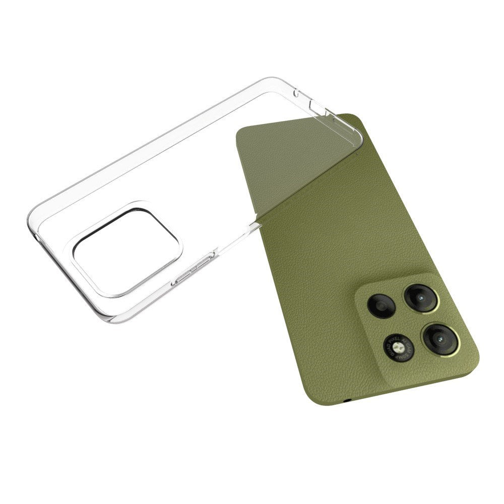 EIDERWOOD Motorola Moto G15 Flexibelt Plast Bak Skal - Genomskinlig