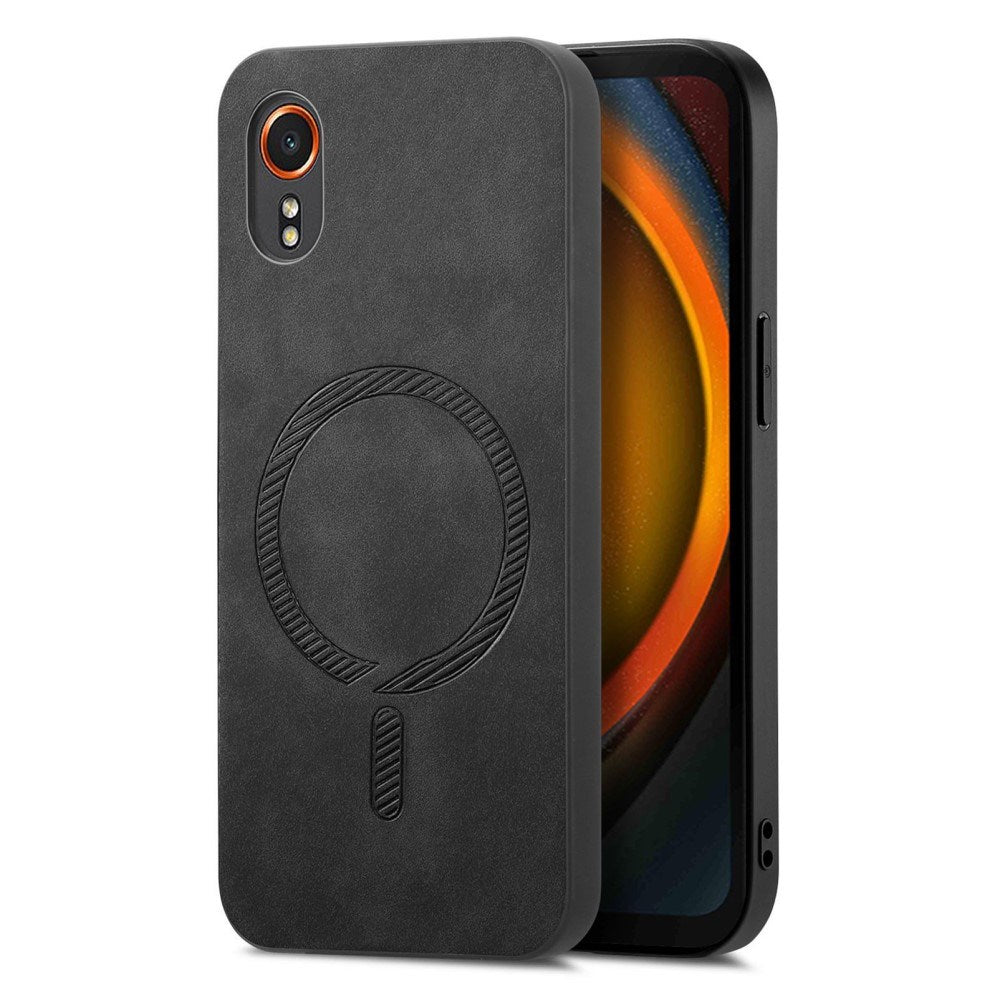 EIDERWOOD Samsung Galaxy Xcover 7 Konstläder Skal - MagSafe Kompatibel - Svart