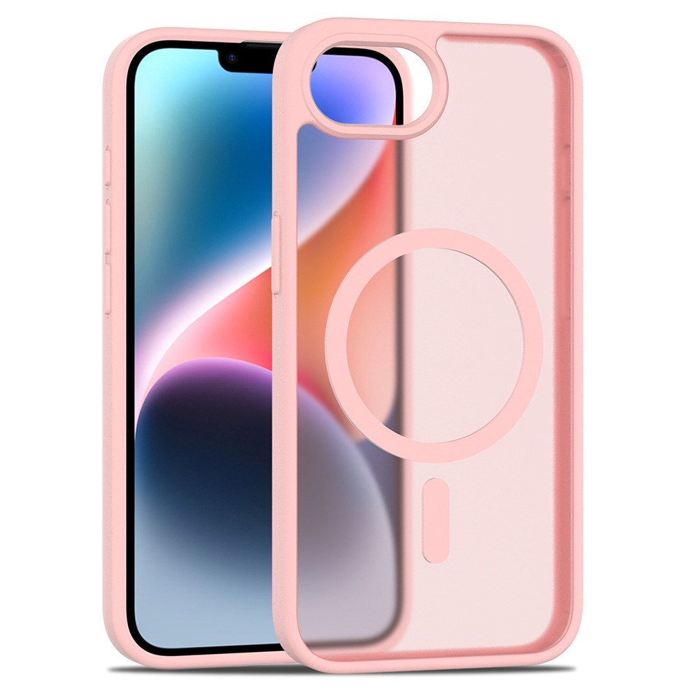 EIDERWOOD iPhone 16e Matt Hybrid Skal - MagSafe Kompatibel - Genomskinlig / Rosa