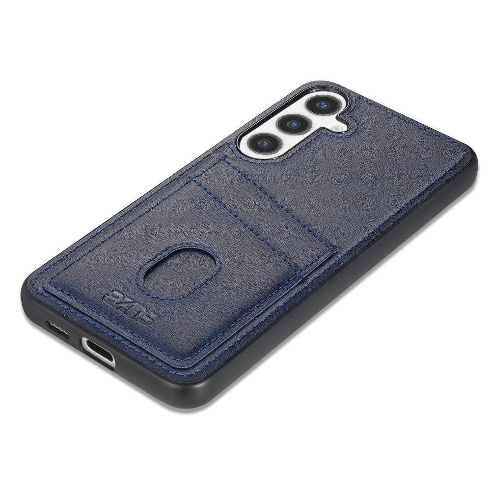 EIDERWOOD Samsung Galaxy A56 (5G) Konstläder Bakside Skal m. Korthållare - Blå