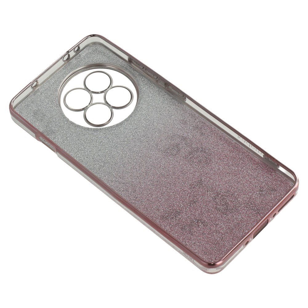 OnePlus 13R Flexibelt Plast Skal med 2 x Nyckelband - Rosa