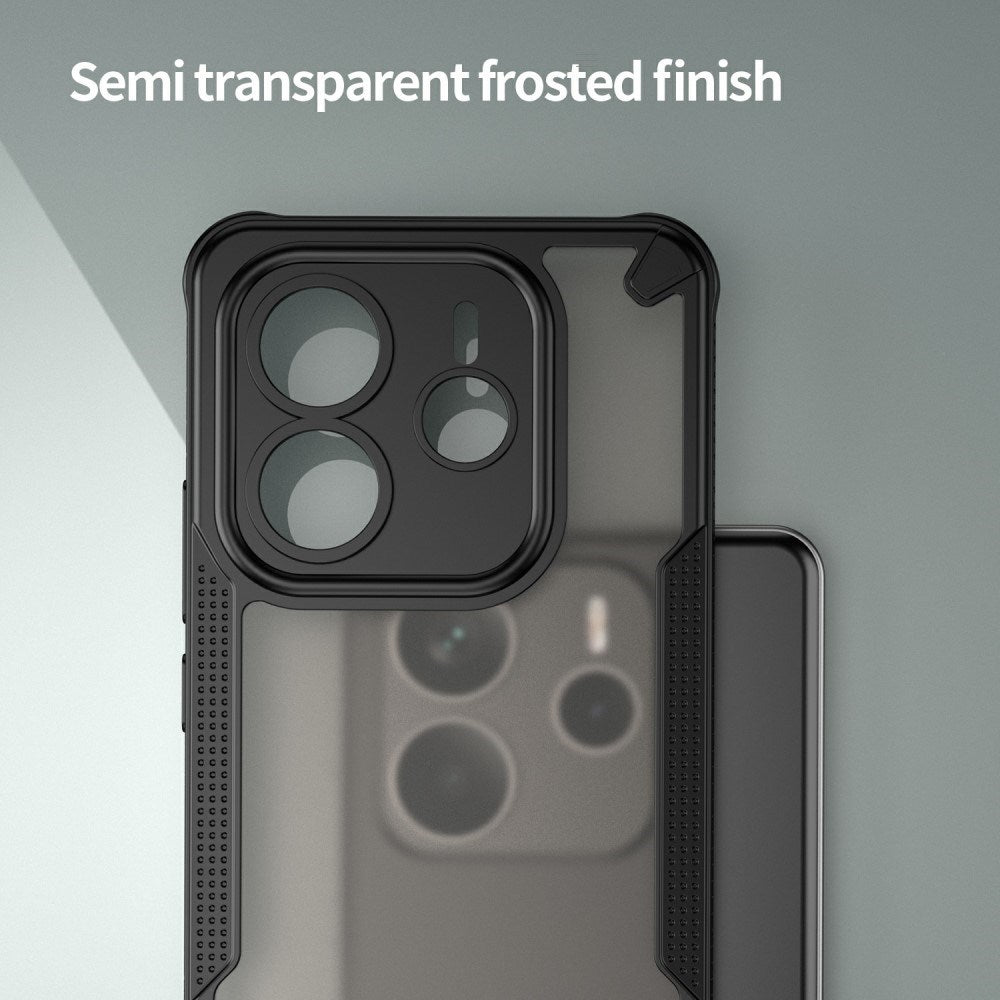 EIDERWOOD Xiaomi Redmi Note 14 (5G) Hybrid Plast Bakside Skal - Svart