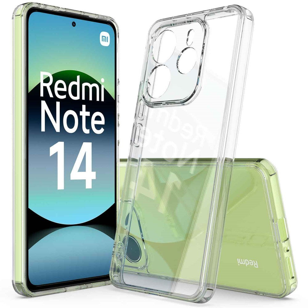EIDERWOOD Xiaomi Redmi Note 14 (4G) Flexibelt Plast Skal - Genomskinlig
