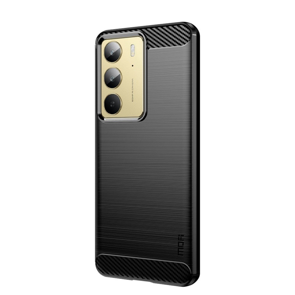 Realme 14X (5G) Brushed Carbon Skal - Svart