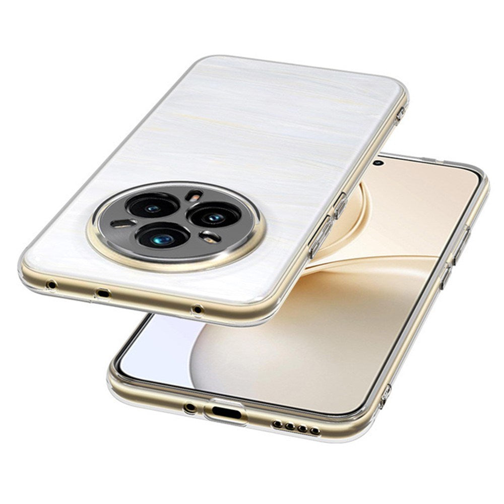 Realme 14 Pro+ (5G) EIDERWOOD Flexibelt Plast Bakside Skal – Genomskinlig