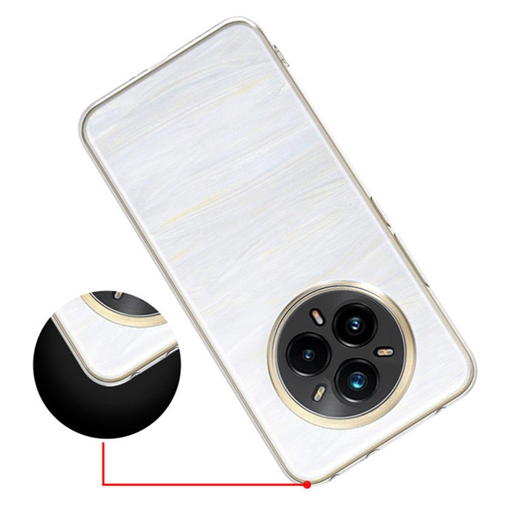 Realme 14 Pro+ (5G) EIDERWOOD Flexibelt Plast Bakside Skal – Genomskinlig