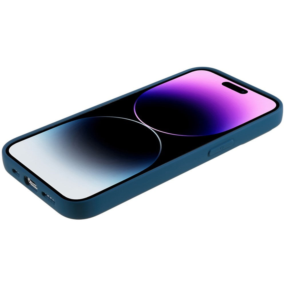 EIDERWOOD iPhone 14 Pro Max Fodrat Flexibelt Plast Skal - Mörkblå