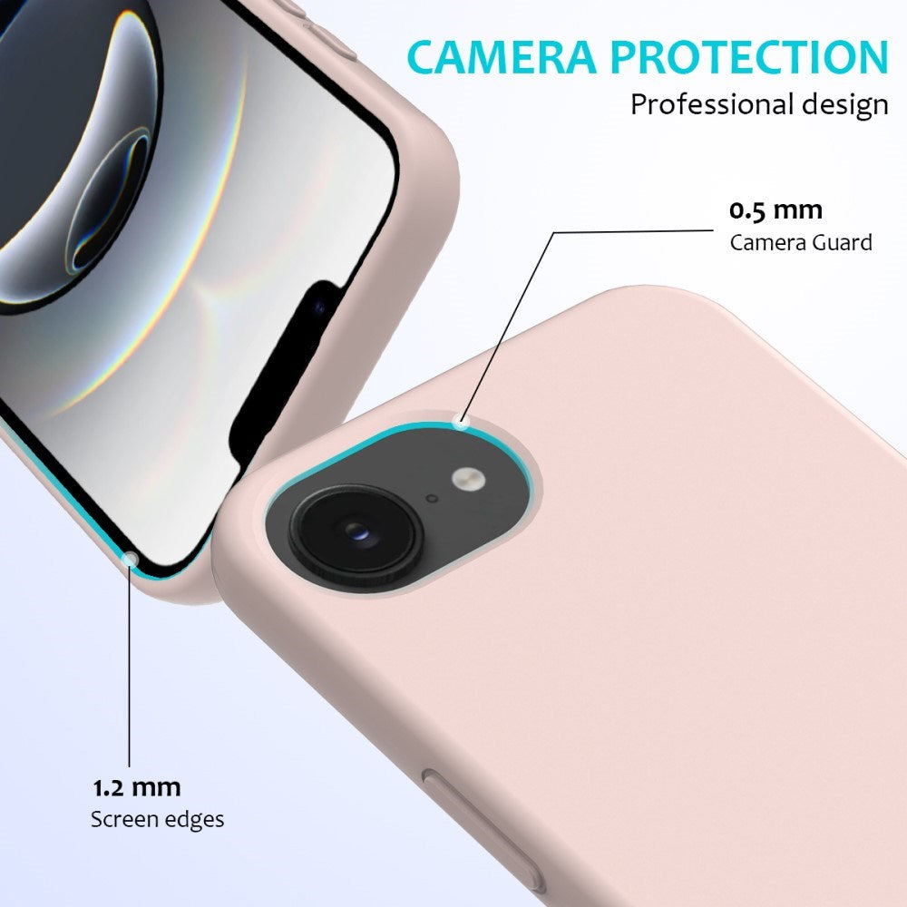 EIDERWOOD iPhone 16e Fodrat Silikon Skal - Rosa