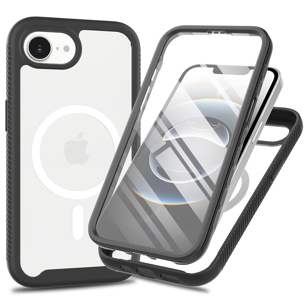 EIDERWOOD iPhone 17e / 16e 2-i-1 Skal med Inbyggt Skärmskydd - Svart