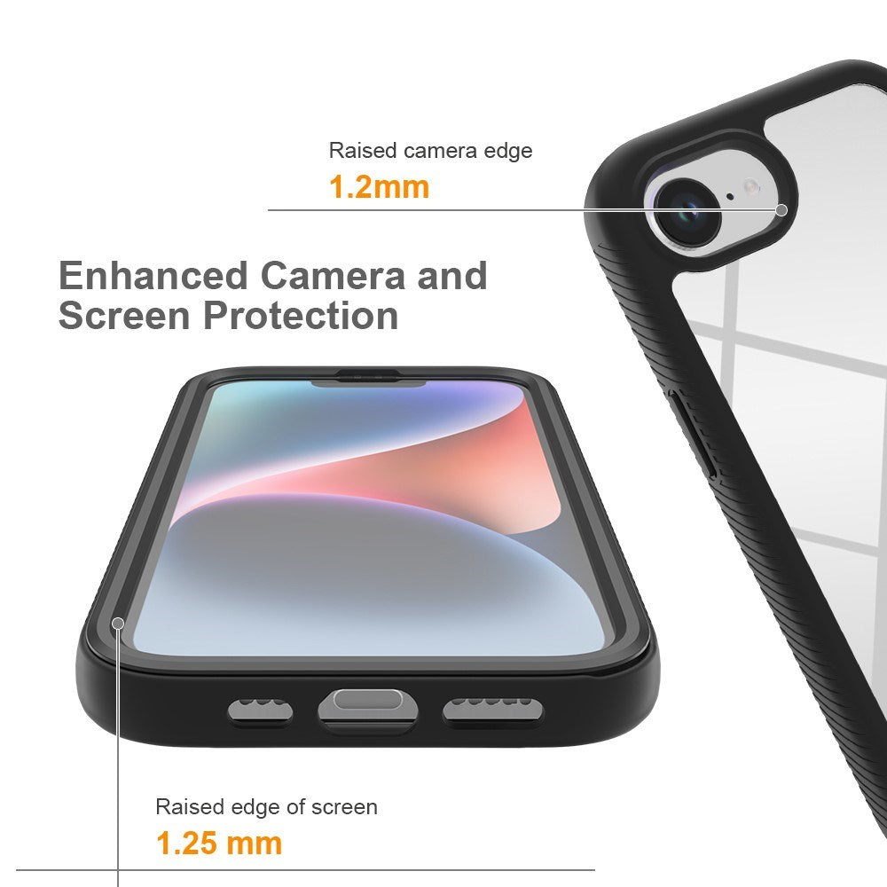 EIDERWOOD iPhone 16e 2-i-1 Skal med Inbyggt Skärmskydd - Lila