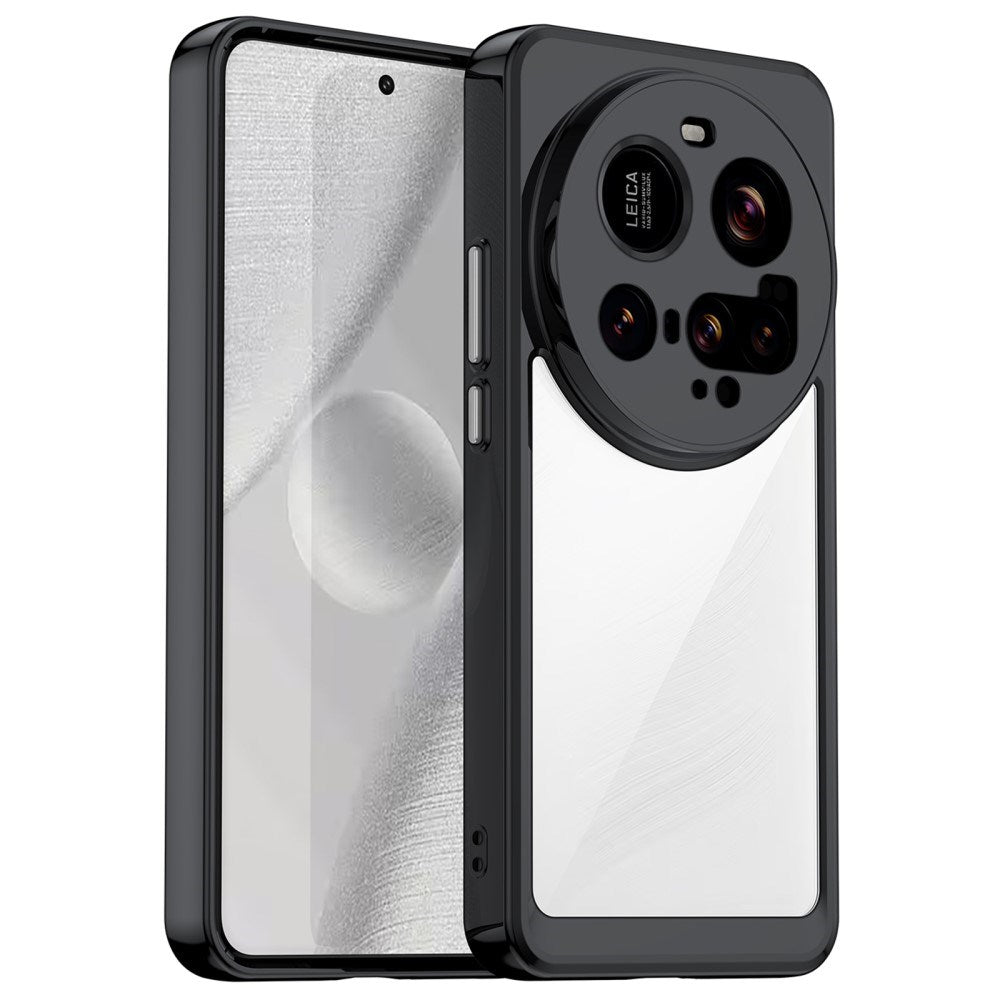 EIDERWOOD Xiaomi 15 Ultra Hybrid Plast Skal - Genomskinlig / Svart