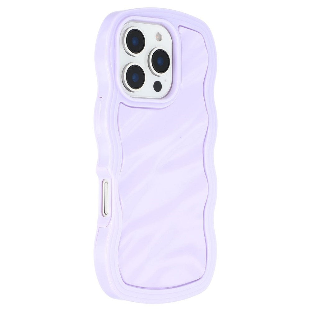 iPhone 16 Pro Max EIDERWOOD Hybrid Plast Wavy Skal – Lila