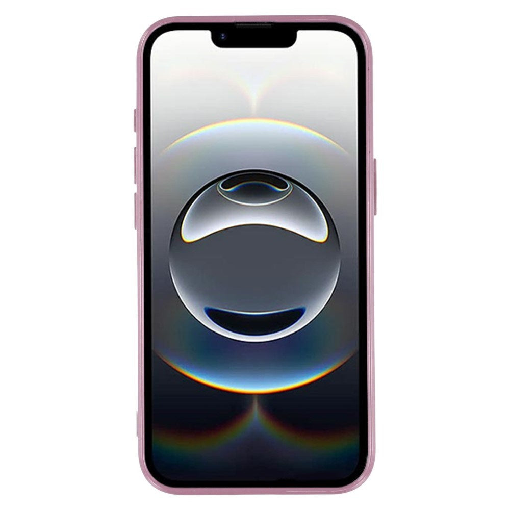 EIDERWOOD IPhone 16e Flexibelt Plast Skal med Glitter - Rosa