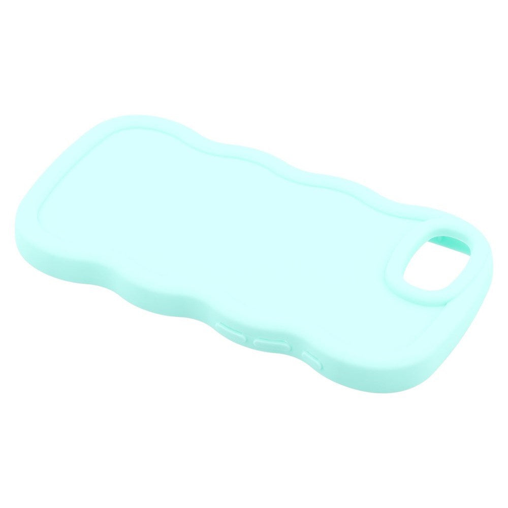 iPhone 17e / 16e EIDERWOOD Flexibelt Plast Wavy Skal - Blå