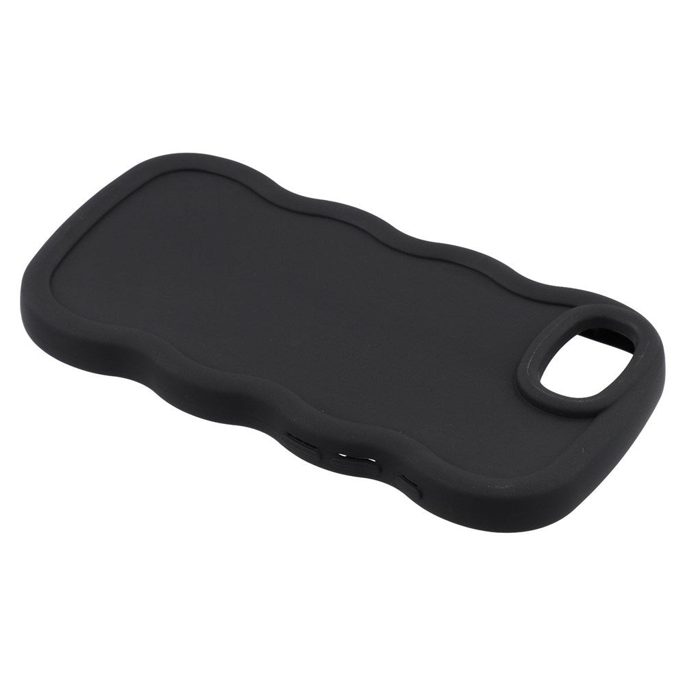 iPhone 17e / 16e EIDERWOOD Flexibelt Plast Wavy Skal - Svart