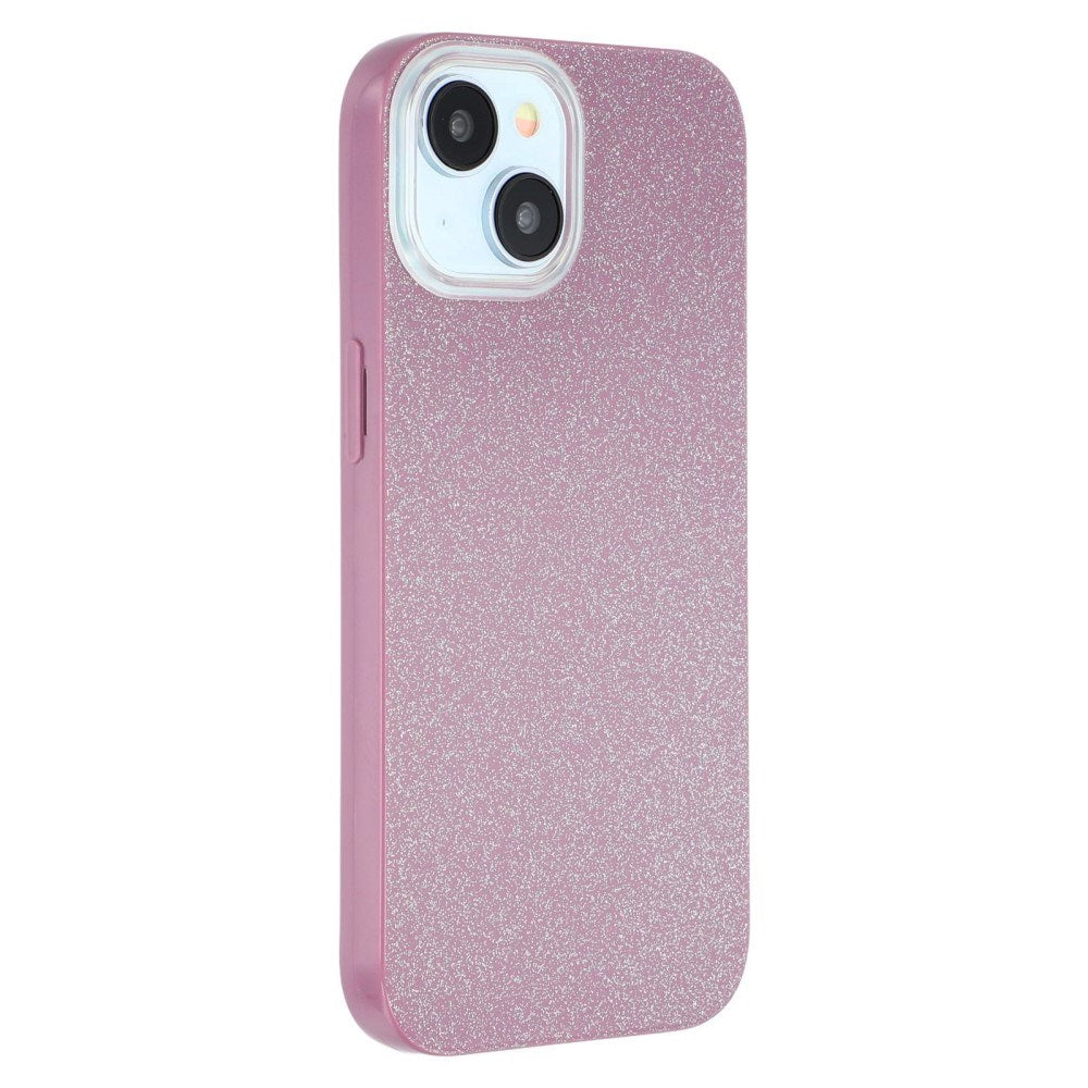 EIDERWOOD iPhone 14 / 13 Flexibelt Plast Skal m. Glitter - Lila