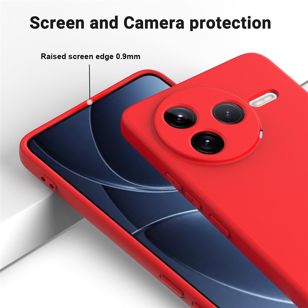 Xiaomi Poco F7 Pro EIDERWOOD Silikon Skal m. Rem - Röd