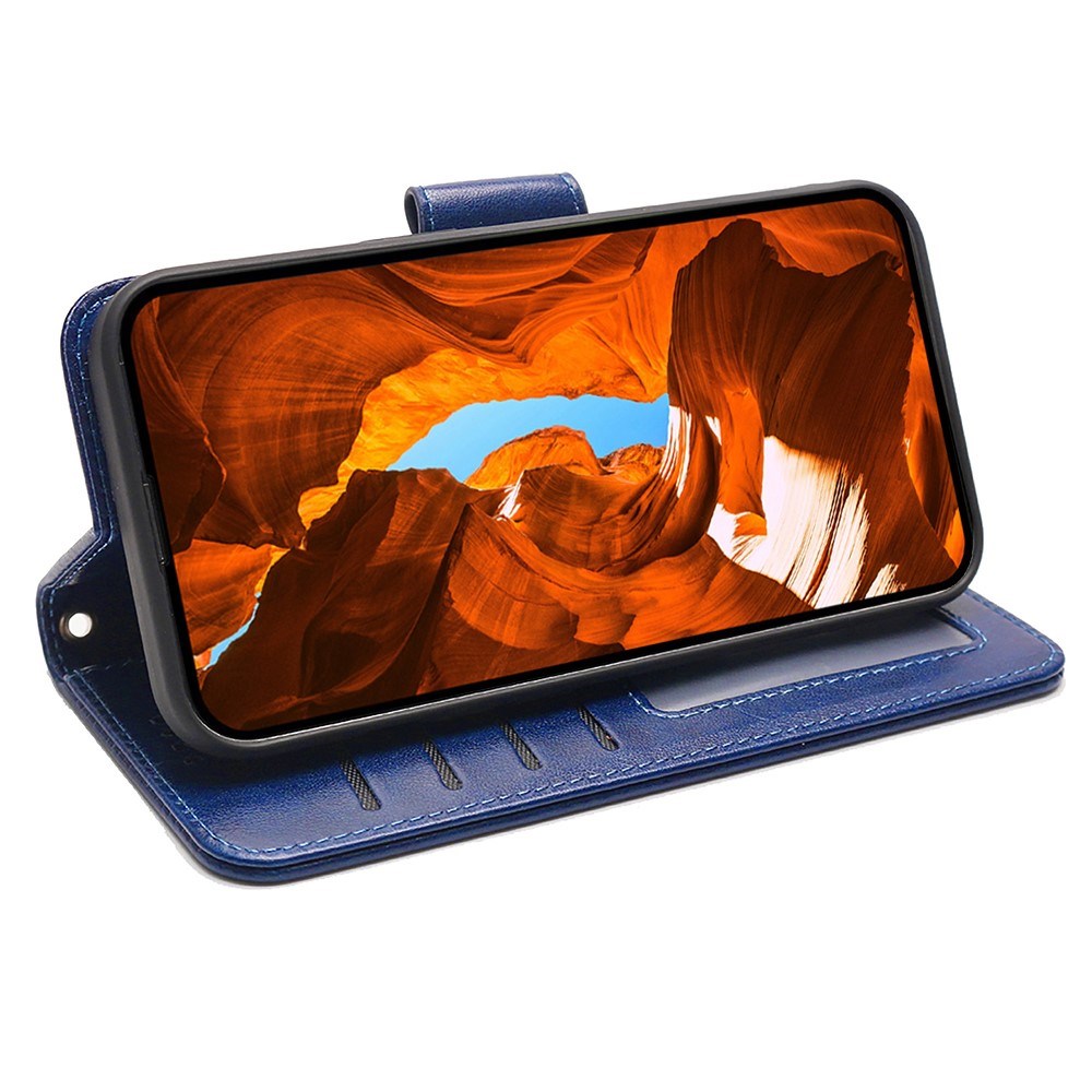 EIDERWOOD Xiaomi 15 Ultra Konstläder Flip Fodral - Blå