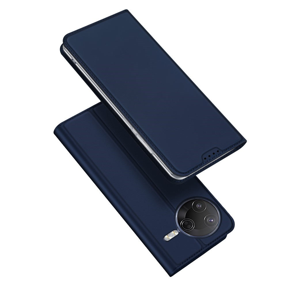 Xiaomi Poco F7 Pro EIDERWOOD Konstläder Fodral m. Korthållare & Ställfunktion – Blå