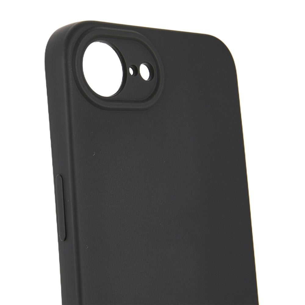 iPhone 17e / 16e EIDERWOOD Fodrat Flexibelt Plast Skal m. Rem - Svart