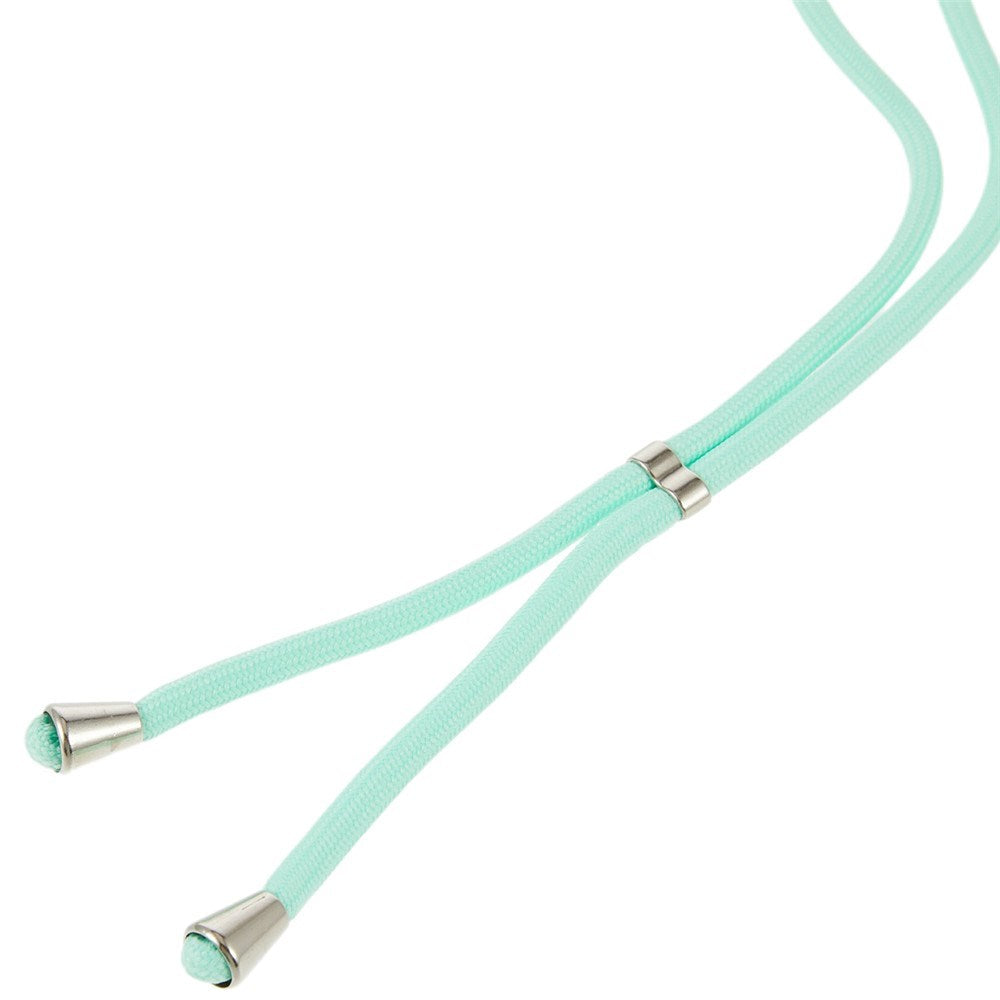 iPhone 17e / 16e EIDERWOOD Fodrat Flexibelt Plast Skal m. Rem - Ljusblå